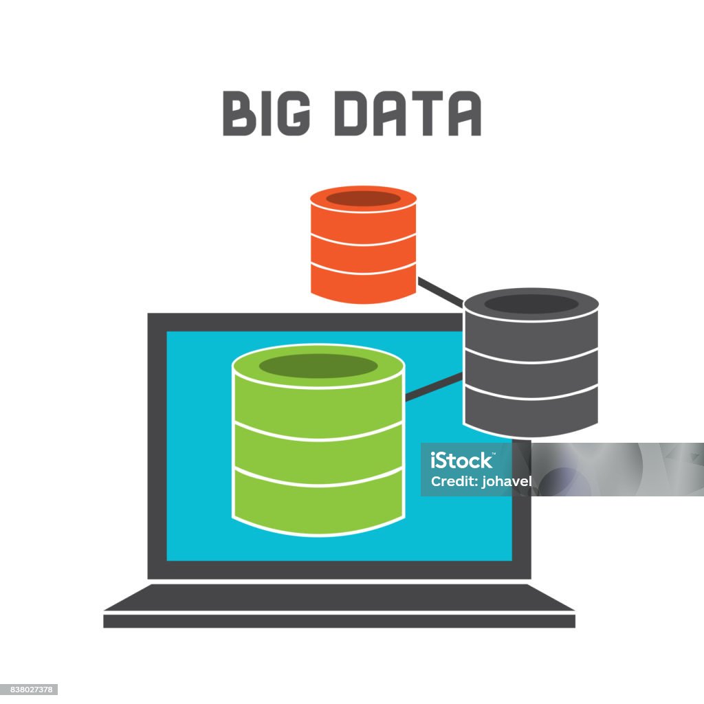 Data Storage Sign Data Storage Design Stock Illustration - Download Image Now - Analyzing ...