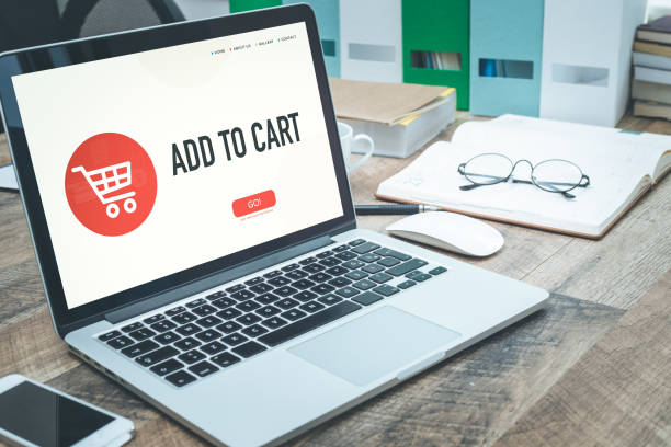ADD TO CART CONCEPT stock photo