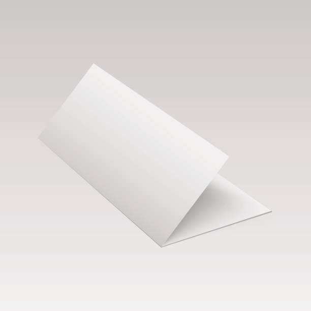 istock Mock up opened magazine, journal, booklet, postcard, flyer, business card or brochure . Vector Illustration 838039448