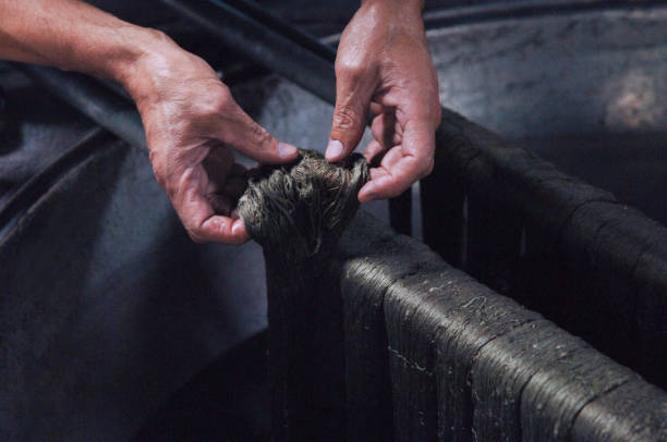 istock production and weaving of carpets and fabrics 838040620