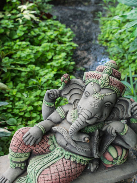 istock Ganesh Sitting in The Garden 838040712