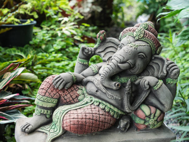 istock Ganesh Sitting in The Garden 838040990