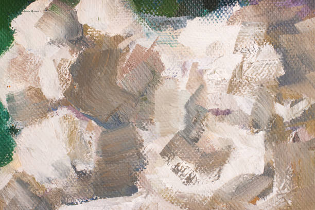 istock Color the canvas with oil paints 838049116