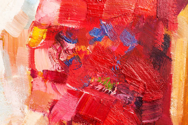 istock Color the canvas with oil paints 838050960