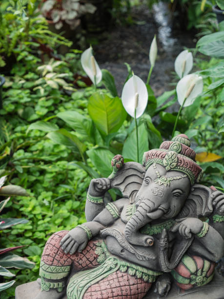 istock Ganesh Sitting in The Garden 838051526