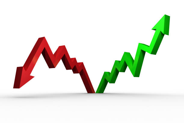 istock Red and green arrows 838055026