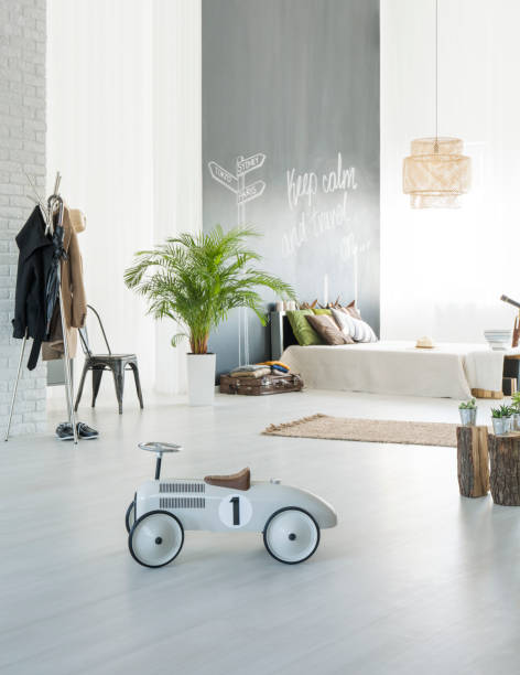 istock Toy car in bedroom 838055658