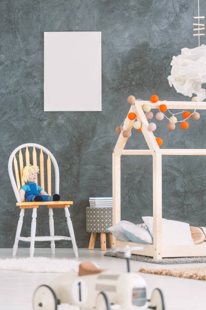 istock Baby room with a poster 838062952