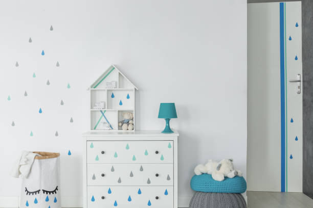 istock Baby boy room in scandinavian style 838062954