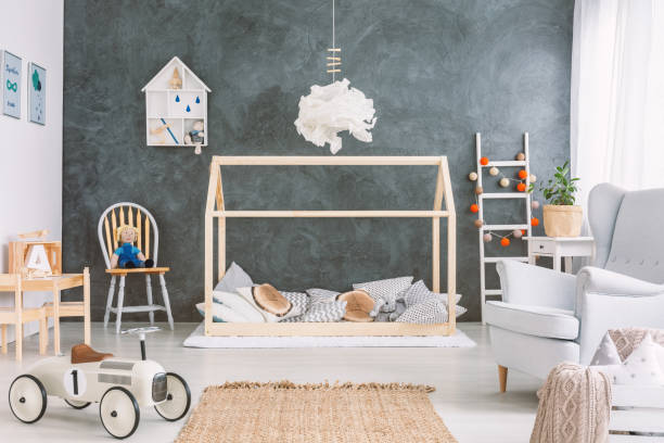 istock Cosy childs room with many toys 838062966