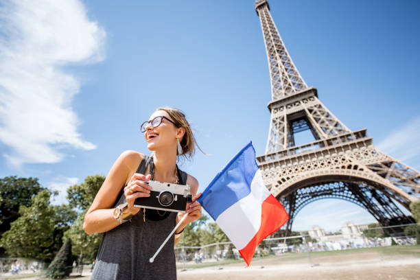 istock Woman traveling in Paris 838070480