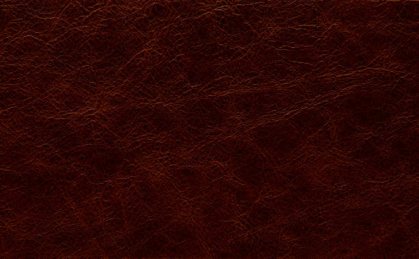 istock Natural brown leather texture Leather wallpaper Brown genuine leather Background 838070812