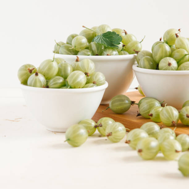 istock Organic sweet and ripe gooseberries 838071486