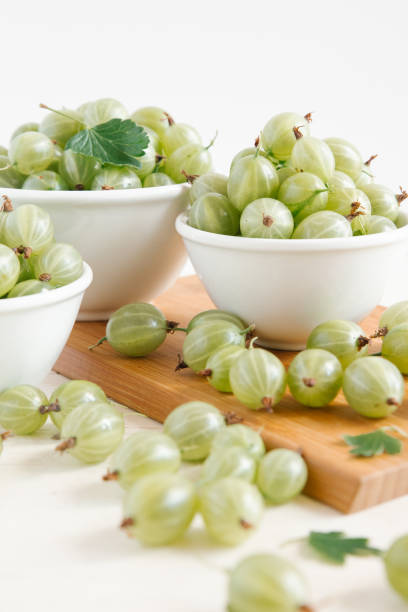 istock Organic sweet and ripe gooseberries 838071504