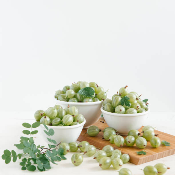 istock Organic sweet and ripe gooseberries 838071576