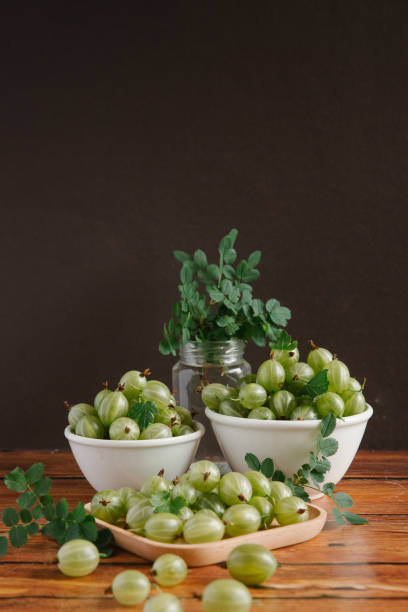 istock Organic sweet and ripe gooseberries 838071614