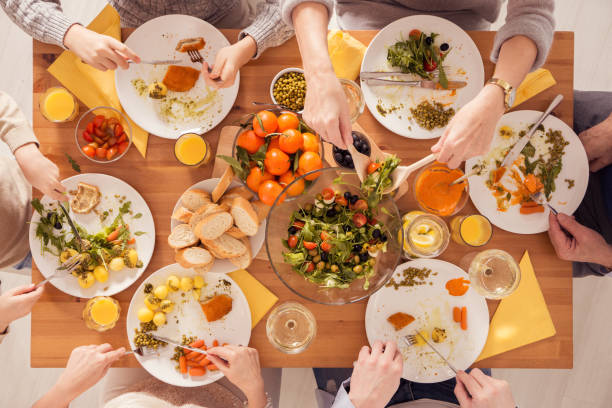 istock Table full of healthy food 838079010