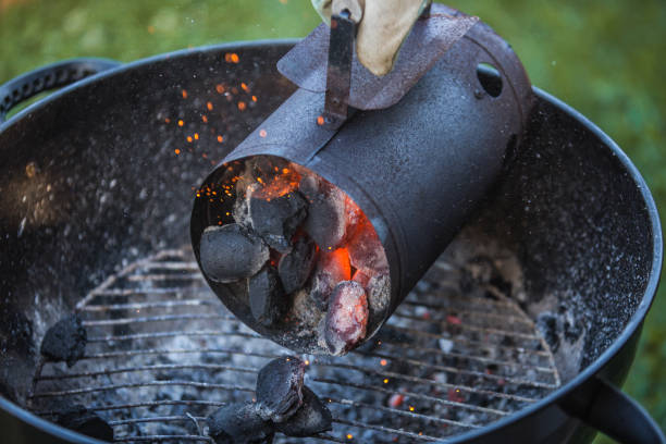 istock Barbecue with hot red charcoal 838082340