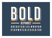 istock Bold alphabet 838082360