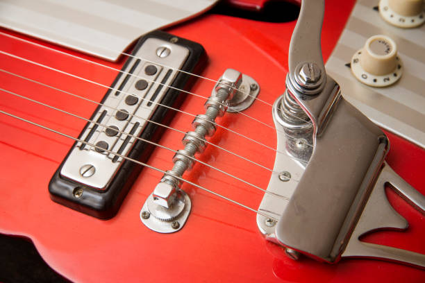 istock Vintage Electric Guitar Close Up 838083550