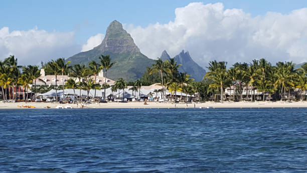 istock Panoramic of a beach in Mauritius 838086338