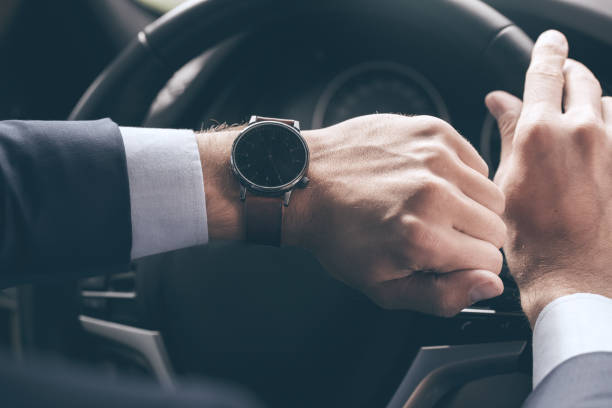 istock Young business man test drive new car 838093500