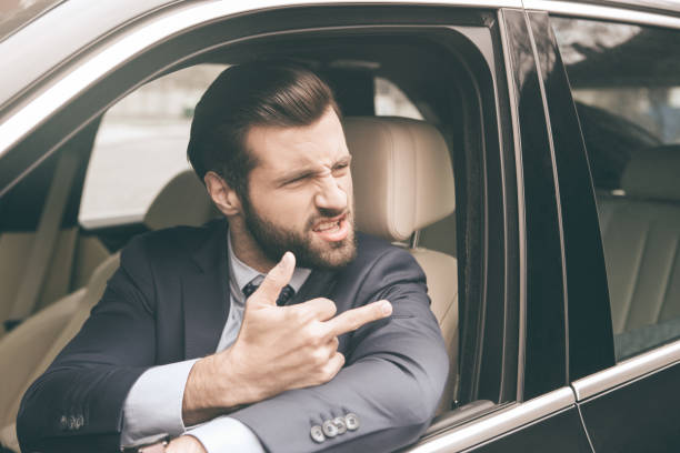istock Young business man test drive new car 838093846