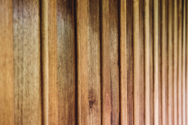 istock Wood wall layers, selective focus shallow depth of field 838094684