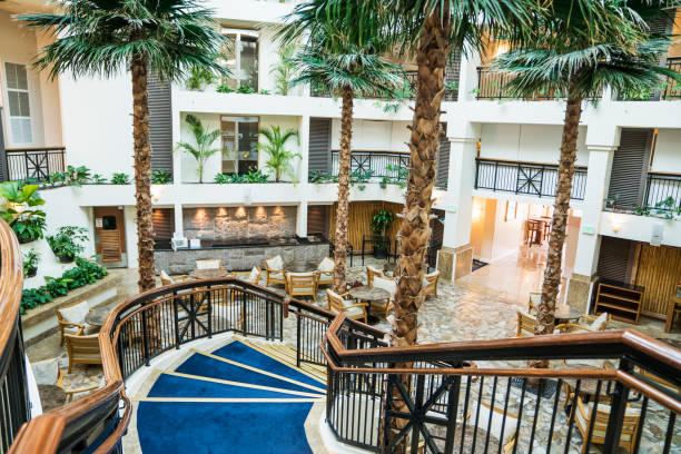 istock Interior view of gorgeous hotel 838103242