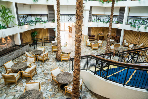istock Interior view of gorgeous hotel 838103318