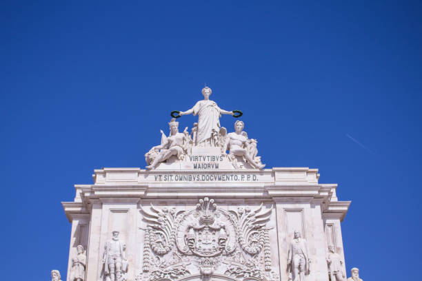 istock Famous plaza Terreiro Do Paco in Lisbon 838103998