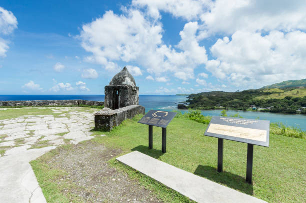 istock Landscape of fort Soledad,guam 838106756