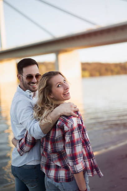istock Happy couple walking and having great time together 838106922