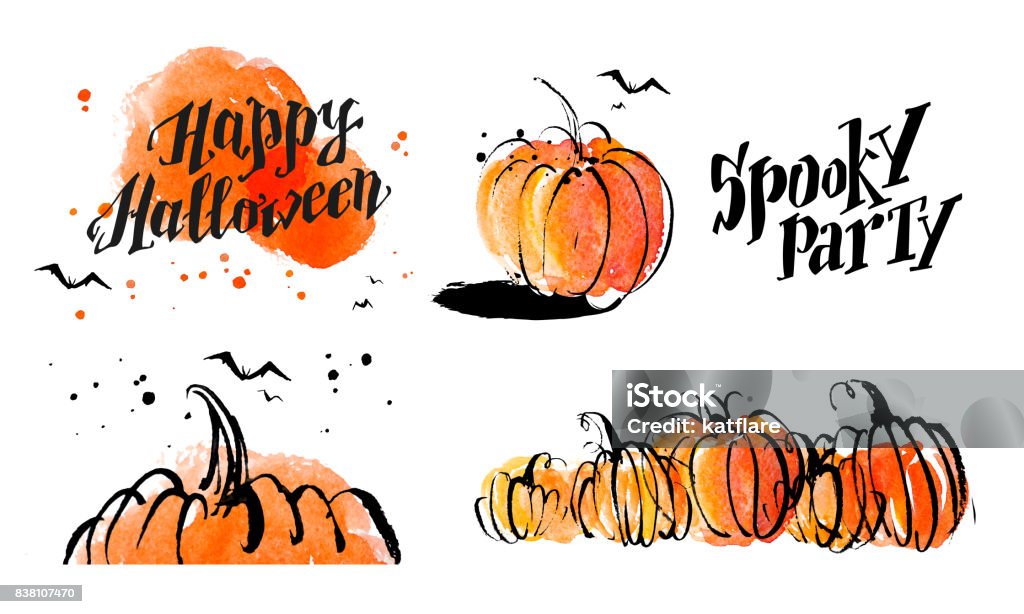 Vetores de Mão Em Aquarela De Halloween Extraídas Artísticos Elementos De Decoração De Abóbora E Horror Isolados Na Coleção De Fundo Branco Bom Dia Das Bruxas É Justo Cartaz Banner Festival Projeto Vetores de Mão Em Aquarela De Halloween Extraídas Artísticos Elementos De Decoração De Abóbora E Horror Isolados Na Coleção De Fundo Branco Bom Dia Das Bruxas É Justo Cartaz Banner Festival Projeto