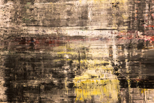 istock Abstract oil paint on canvas brackground 838116912