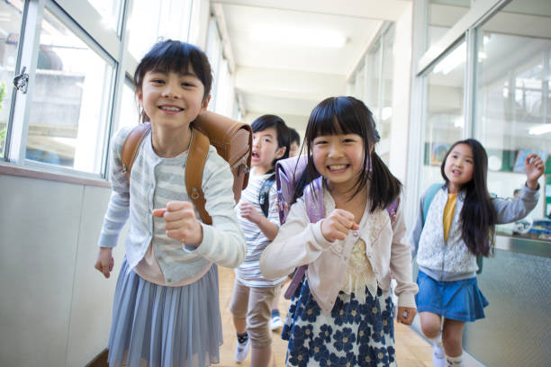 istock Elementary school children carrying bag 838119212