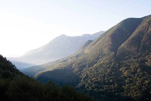 istock Mountain range at dawn in abruzzo with barrea lake in the background. 838176718