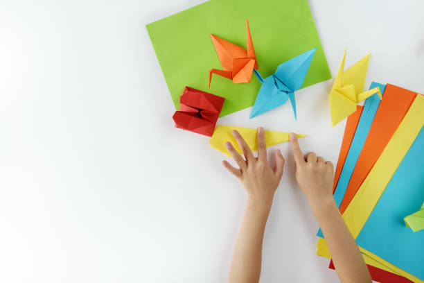 istock lesson of origami 838182136