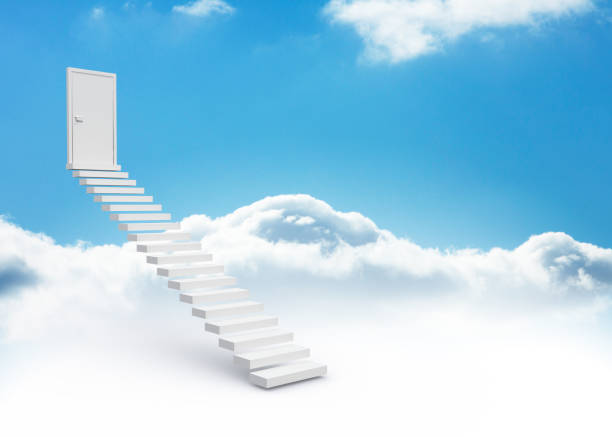 istock Steps leading to closed door 838188760