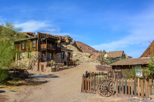 California, USA - July 2, 2015: Calico ghost town in California, Mojave