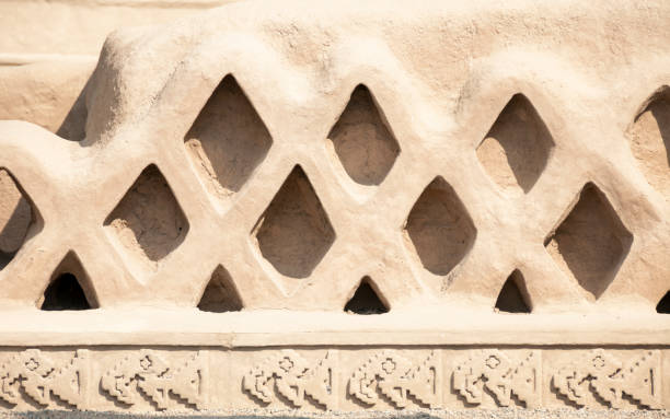istock Sculpted Wall Pattern At Chan Chan In Trujillo, Peru 838204350