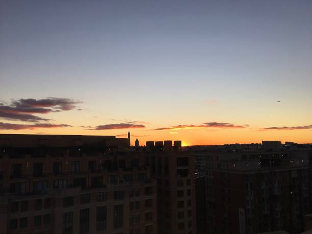istock vibrant sunset in Washington D.C. with the Washington Monument i 838205952