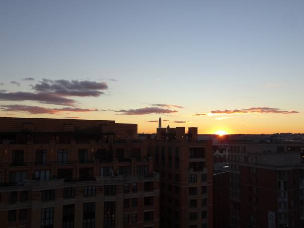 istock vibrant sunset in Washington D.C. with the Washington Monument i 838208430