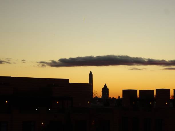 istock vibrant sunset in Washington D.C. with the Washington Monument i 838208470
