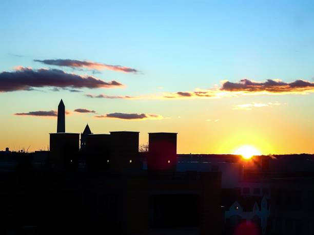 istock vibrant sunset in Washington D.C. with the Washington Monument i 838208810