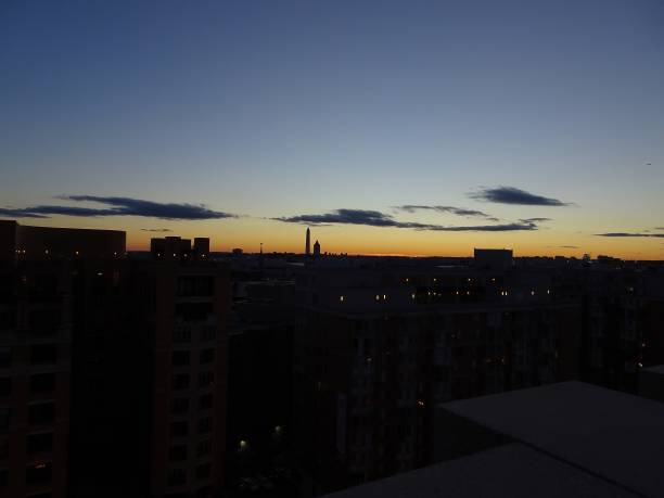 istock vibrant sunset in Washington D.C. with the Washington Monument i 838209066