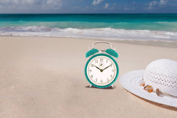 istock Summertime Concept - Alarm In The Tropical Beach 838212878