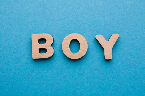 istock Word Boy on blue background 838214386