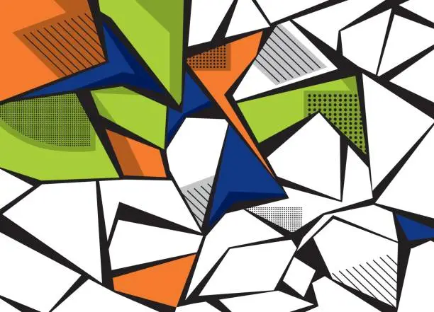 Vector illustration of geometrical background