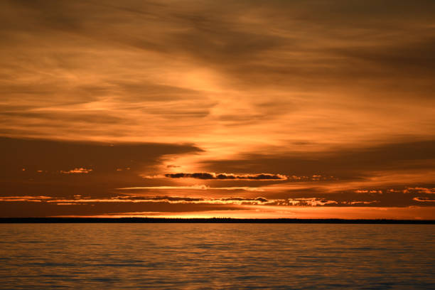 istock Hudsons bay at sunset in summer 838217484